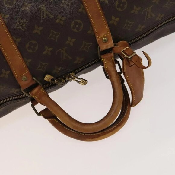LOUIS VUITTON Monogram Keepall Bandouliere 60 Boston Bag M41412 LV Auth sw695 - Picture 8 of 16
